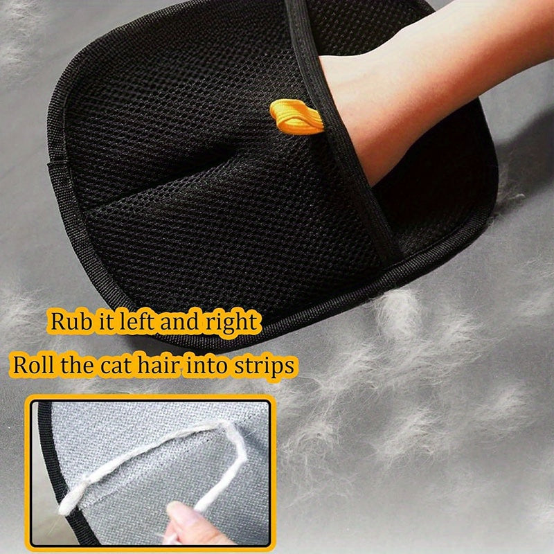 Cat and Dog Hair Remover Better Than Lint Rollers for Pet Hair, Reusable, Washable Fur Cleaner for Carpets, Clothing, Bedding, Portable Multi-Surface Tool for Home & Car, Cat Fur Removal Tool for Furniture