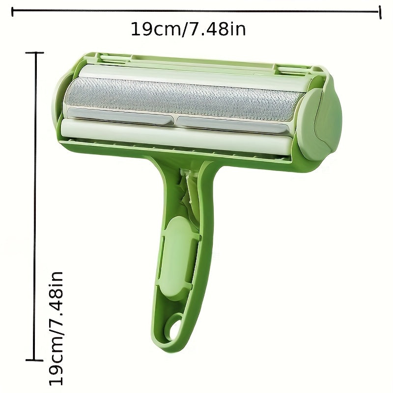 A Roller That Is Convenient For Cleaning Pet Hair, Reusable Self-cleaning Base, Nylon Fiber For Sofas, Furniture, Car Seats, Plastic Material, No Batteries Required, Suitable For Halloween And Christmas Gifts For Pets