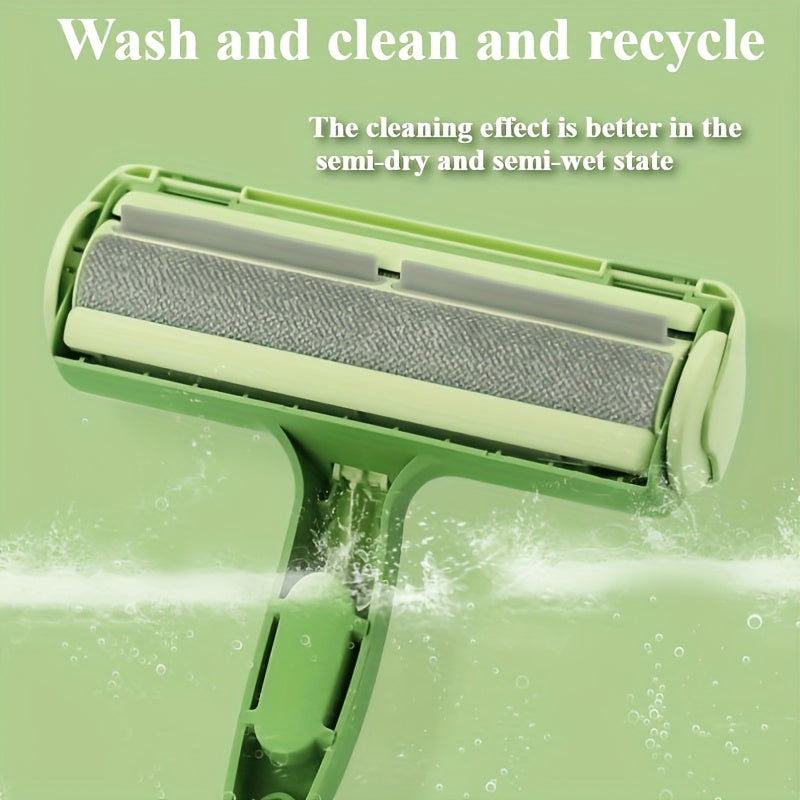 A Roller That Is Convenient For Cleaning Pet Hair, Reusable Self-cleaning Base, Nylon Fiber For Sofas, Furniture, Car Seats, Plastic Material, No Batteries Required, Suitable For Halloween And Christmas Gifts For Pets