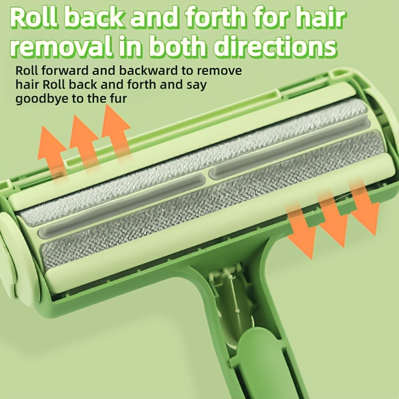 A Roller That Is Convenient For Cleaning Pet Hair, Reusable Self-cleaning Base, Nylon Fiber For Sofas, Furniture, Car Seats, Plastic Material, No Batteries Required, Suitable For Halloween And Christmas Gifts For Pets
