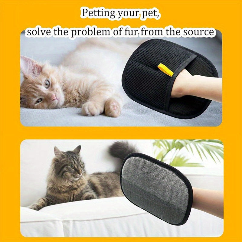 Cat and Dog Hair Remover Better Than Lint Rollers for Pet Hair, Reusable, Washable Fur Cleaner for Carpets, Clothing, Bedding, Portable Multi-Surface Tool for Home & Car, Cat Fur Removal Tool for Furniture